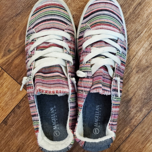 Magellan Outdoors Shoes Magellan Casual Striped Sneakers Poshmark